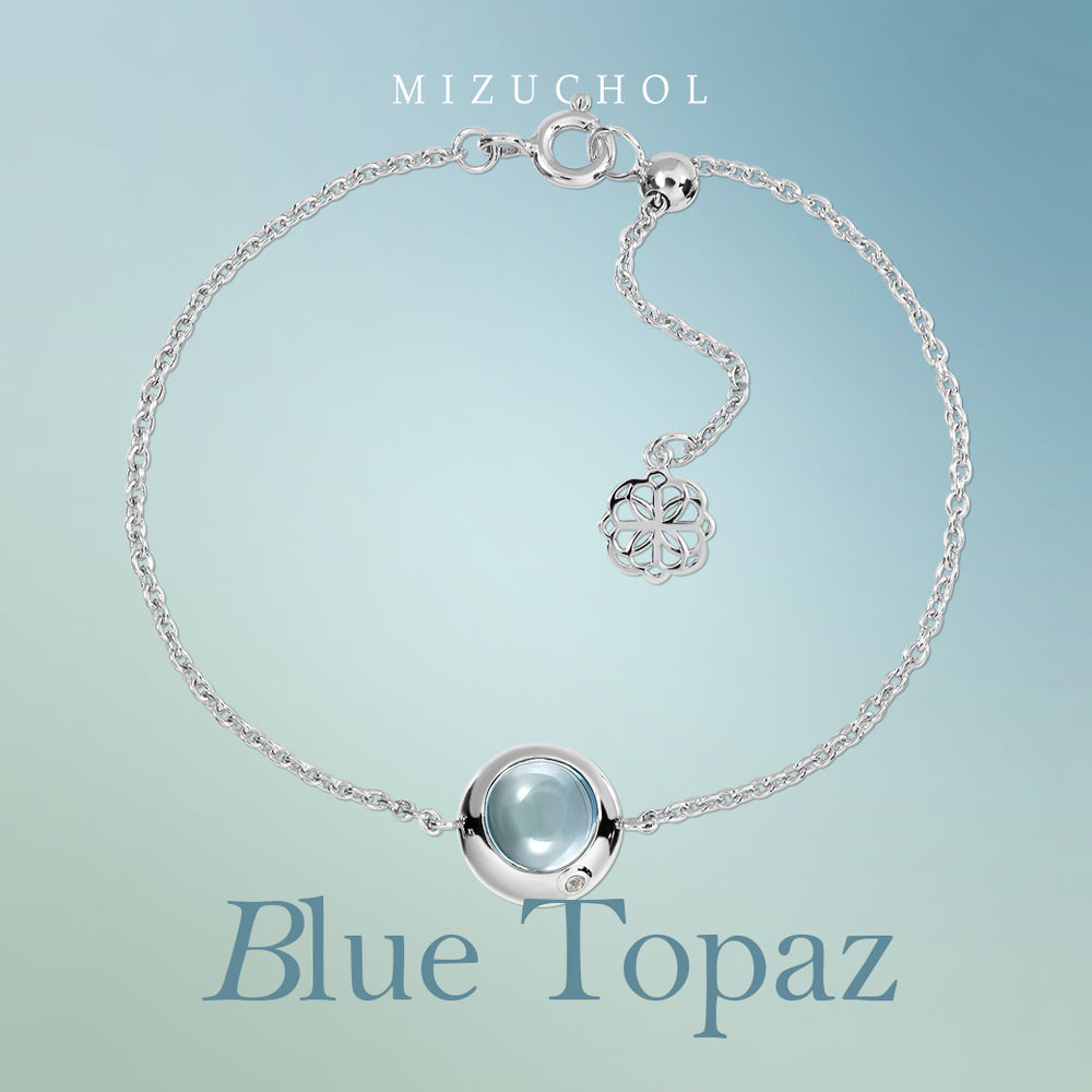 Rain Drop Bracelet - Blue Topaz