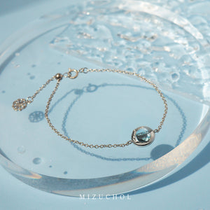 Rain Drop Bracelet - Blue Topaz