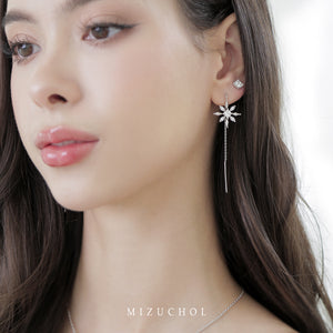 Shimmering Snowflake Earrings