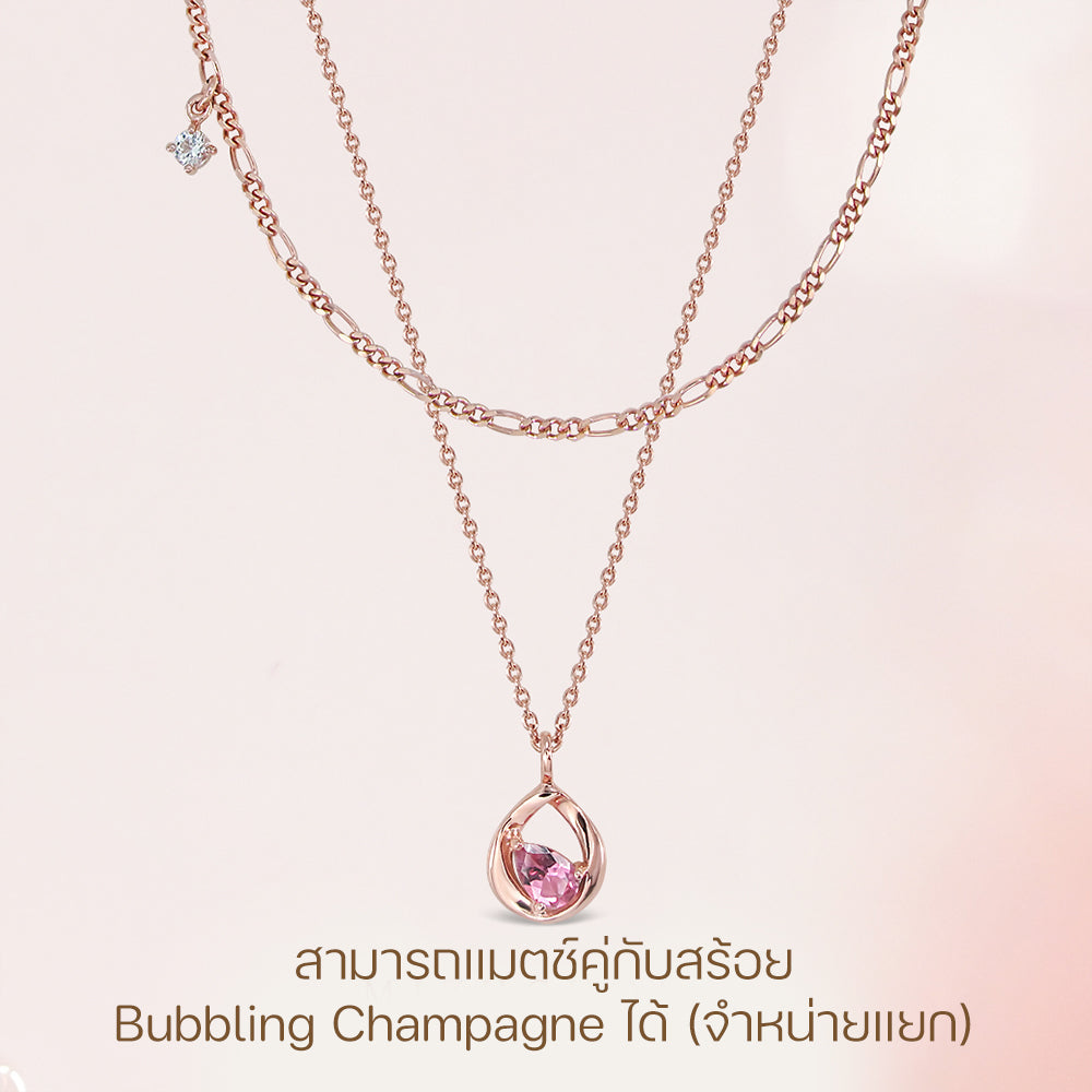 A Drop Of Roseâ€™ Necklace